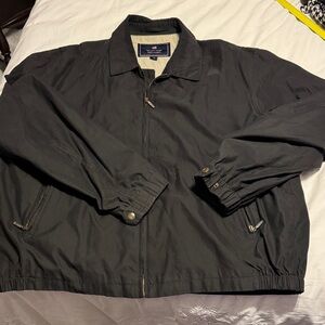 Classic Black Windbreaker for Men